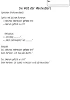 Vorschau - Mal- und Bastelvorlagen - Meerestiere entdecken – Spannendes DaZ/DaF Material - Seite 3