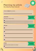Vorschau - Arbeitsblätter - Planning an article - MsJune - Seite 2