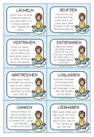 Vorschau - Aufgabenkarten - Entspannungsübungen - Kärtchen - Seite 2