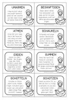 Vorschau - Aufgabenkarten - Entspannungsübungen - Kärtchen - Seite 3