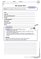 Vorschau - Arbeitsblätter - Der fliegende Klassenscooter (Einstieg: Über das Buch) inkl. Musterlösung - Seite 1