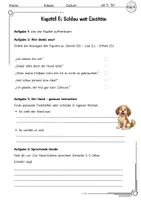Vorschau - Arbeitsblätter - Der fliegende Klassenscooter Kapitel 6: Schlau wie Einstein (inkl. Musterlösung) - Seite 1