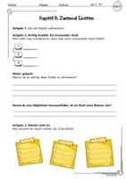 Vorschau - Arbeitsblätter - Der fliegende Klassenscooter Kapitel 8: Zweimal Einstein (inkl. Musterlösung) - Seite 1