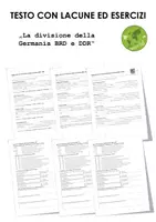 anteprima - Esercizi - La divisione della Germania BRD e DDR - Pagina di copertina