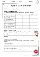 Vorschau - Arbeitsblätter - Der fliegende Klassenscooter Kapitel 10: Stunde der Wahrheit (inkl. Musterlösung) - Seite 1