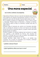 Vista previa - Hojas de trabajo - Comprensiones lectoras_PRIMAVERA Y PASCUA_MODELO GRATUITO - página 2
