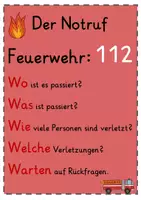 Vorschau - Poster - Der Notruf Tafelmaterial - Seite 1