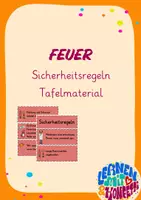 Vorschau - Poster - Sicherheitsregeln Feuer - Deckblatt