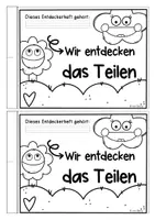 Vorschau - Arbeitsblätter - Heft zur Einführung der Division (Aufteilen, Verteilen) #homeschooling - Seite 1