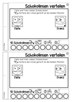 Vorschau - Arbeitsblätter - Heft zur Einführung der Division (Aufteilen, Verteilen) #homeschooling - Seite 2