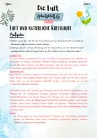 Vorschau - Arbeitsblätter - Die Luft: Fotosynthese | Kreisläufe (5. & 6. Klasse Nawi, Biologie) - Seite 2
