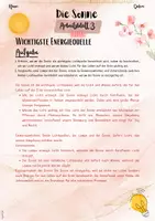Vorschau - Arbeitsblätter - Die Sonne: Unsere wichtigste Lichtquelle (5. & 6. Klasse Nawi, Biologie) - Seite 2