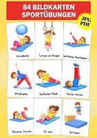 Vorschau - Poster - Materialpaket Sport & Bewegung: 84 Bildkarten und Poster für strukturierte Bewegungspausen - Seite 1