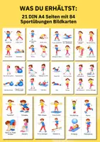 Vorschau - Poster - Materialpaket Sport & Bewegung: 84 Bildkarten und Poster für strukturierte Bewegungspausen - Seite 3