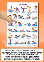 Vorschau - Poster - Lernposter Bewegung: 84 Sportübungen auf einen Blick für Schule & Kindergarten - Seite 2