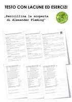 anteprima - Esercizi - Penicillina la scoperta di Alexander Fleming - Pagina di copertina