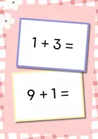 Voorbeeld - Optellen met 1 flashcards A7 – plussommen tot 10 (groep 2-3) - Pagina 2