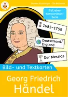 Vorschau - Bildkarten - Tafelkarten Georg Friedrich Händel - Berühmte Komponisten Klasse 3-6 - Deckblatt