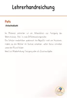 Vorschau - Arbeitsblätter - Arbeitsblatt - pets (Wortschatz) - Seite 1