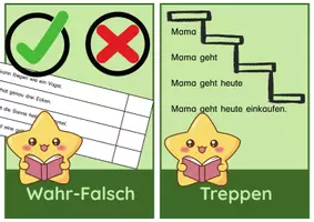 Vorschau - Stationenlernen - Stationen Schilder - Lesen üben - Seite 3