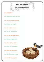 Vorschau - Stationenlernen - Dialog-Lesen Frühling - Lesen üben / Klasse 1 und 2 - Seite 3