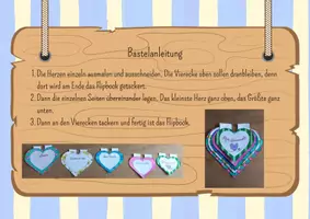 Vorschau - Mal- und Bastelvorlagen - Muttertag,Vatertag und Bezugspersonen- Inklusives Material, Flipbook - Seite 1