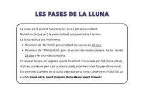 Vista previa - Hojas de trabajo - Les Fases de la lluna (cat) - página 3