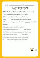 Vorschau - Arbeitsblätter - Past Perfect Worksheet- Grammar Practice - Seite 3