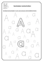 Vorschau - Arbeitsblätter - Alphabet Materialpaket Buchstabeneinführung von A- Z - Seite 3