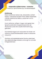 Vorschau - Arbeitsblätter - Körperteile Ja/Nein Karten kostenlos Autismus Bildkarten - Seite 1