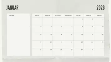 Vorschau - Anderer Materialtyp - Jahreskalender 2026 - Seite 1