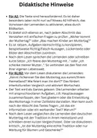 Vorschau - Arbeitsblätter - Texte zum Muttertag DaF/DaZ ab A2 Deutsch ab Klasse 5 - Seite 1
