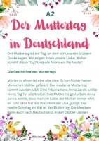 Vorschau - Arbeitsblätter - Texte zum Muttertag DaF/DaZ ab A2 Deutsch ab Klasse 5 - Seite 3