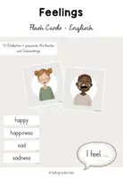 Vorschau - Bildkarten - Feelings - Flashcards (Bild- und Wortkarten) - Deckblatt