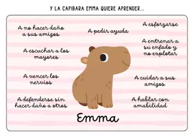 Vista previa - Otros - Emma la Capibara - Conducta prosocial y empatía - Portada