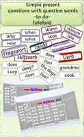 Vorschau - Stundenentwürfe - Simple present-question with question words- to do -Tafelbild - Deckblatt