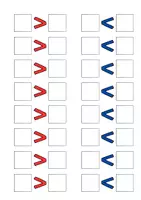 anteprima - Esercizi - TEMPLATE PER IL CONFRONTO DI QUANTITA' - Pagina di copertina