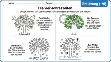 Vorschau - Unterrichtsreihen - Mein Jahreszeiten-Forscherheft: Die 4 Jahreszeiten entdecken (Grundschule) - Seite 3