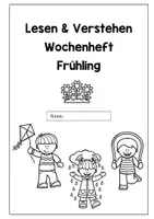 Vorschau - Stationenlernen - Frühling, Deutsch, 1/2 Klasse u. DAZ, Materialpaket wachsend - Seite 2