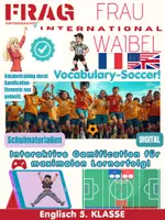 Vorschau - Spiele - ⚽ Englisch Vokabeltraining! Das Digitale Fußball-Stadion, Klasse 5 - Deckblatt