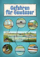 Vorschau - selbst erstellte Cliparts/Grafiken - Gefahren für Gewässer | Wimmelbild - Deckblatt