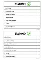 Vorschau - Arbeitsblätter - Fußball-Weltmeisterschaft / WM 2026 - Stationenlernen - Seite 1
