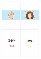 anteprima - Flashcard - FLASHCARDS KÖRPERTEILE - FÜR DEINEN DEUTSCHUTERRICHT - Pagina 3
