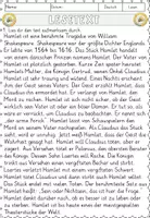 Vorschau - Arbeitsblätter - Hamlet – William Shakespeare, Lesen und Verstehen Arbeitsblätter mit Lesetext, Fragen - Seite 2