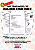 Vorschau - Unterrichtsreihen - Portfolio Biblische Ethik Oberstufe - Deckblatt