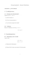 Vorschau - Test - Lineare Funktionen - Kompetenzcheck - Seite 1