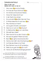 Vorschau - Test - Rechtschreibung k oder ck – Lernzielkontrolle - Seite 3