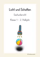 Vorschau - Arbeitsblätter - Licht und Schatten - Deckblatt