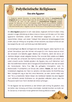 Vorschau - Arbeitsblätter - Gruppenpuzzle (WuN/Ethik/Reli): Polytheistische Religionen (Kl. 5-7) - Deckblatt
