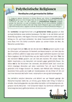 Vorschau - Arbeitsblätter - Gruppenpuzzle (WuN/Ethik/Reli): Polytheistische Religionen (Kl. 5-7) - Seite 3